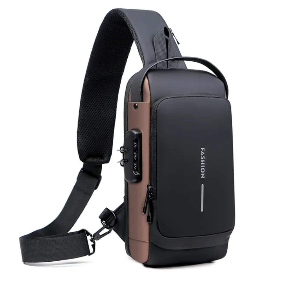 Men’s Waterproof Anti-Theft Chest Bag — USB Charging Port | Everyday Carry