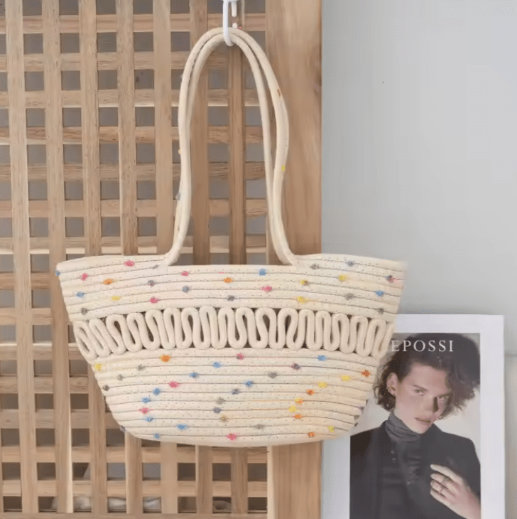 Confetti Tote β Colorful Handwoven Rope Bag - Choices